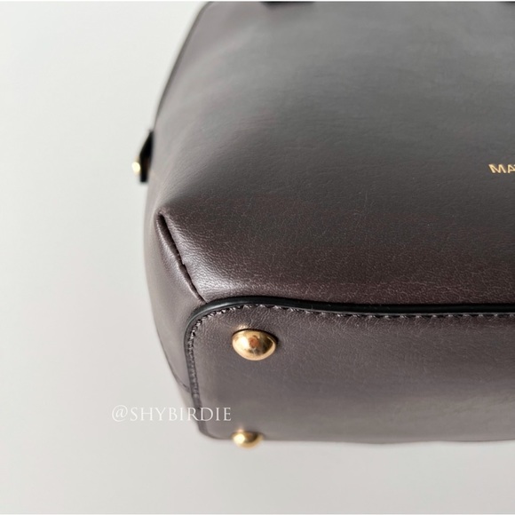 NWT Matt & Nat Gessi Small Satchel, Charcoal, Limited Edition - Picture 7 of 16